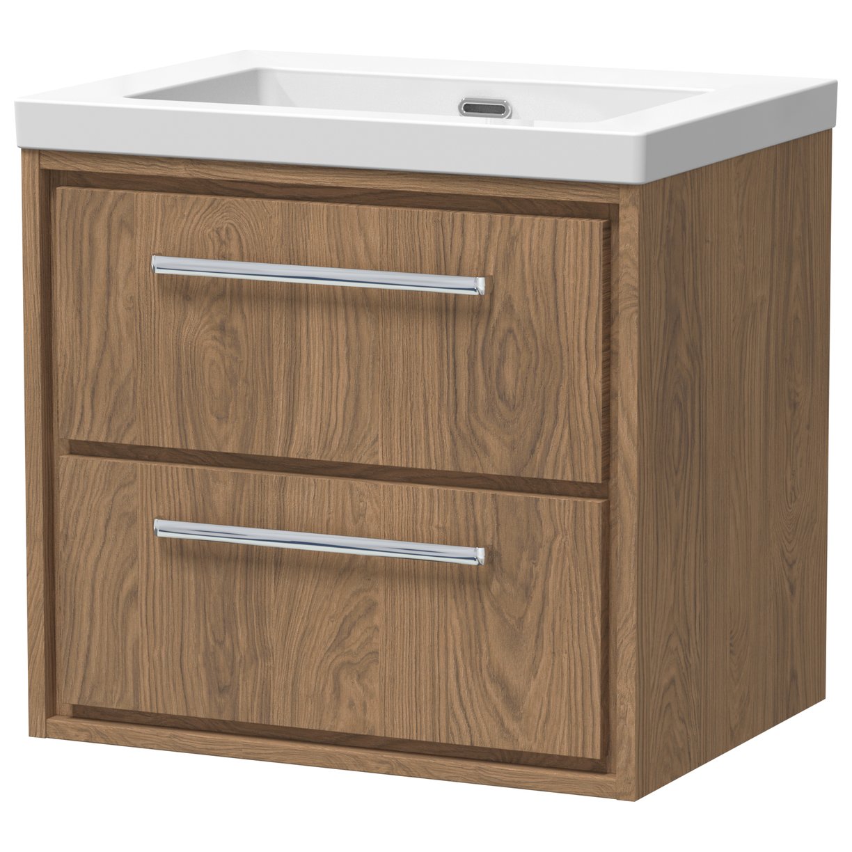 600 WH 2-Drawer Unit & Basin 0TH - Antique Oak