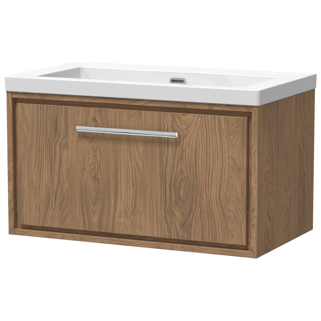 800 WH Single Drawer Unit & Basin 0TH - Antique Oak