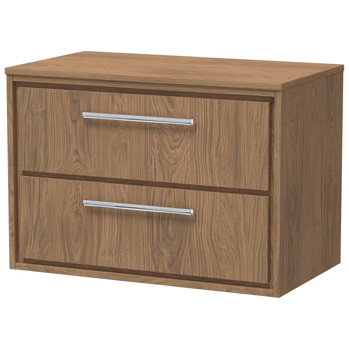 800 WH 2-Drawer Unit & Worktop - Antique Oak