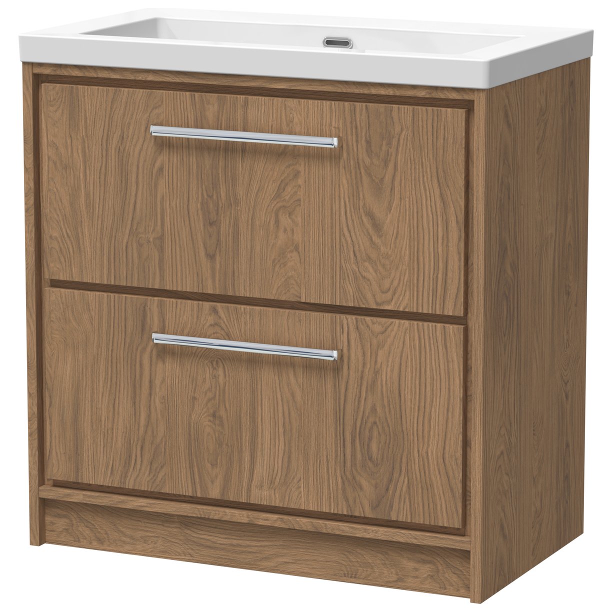 800 FS 2-Drawer Unit & Basin 0TH - Antique Oak