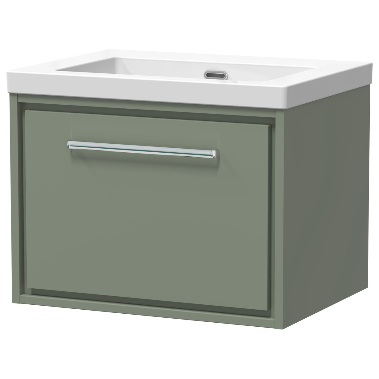 600 WH 1-Drawer Unit Contemp Basin 0TH - Fern Green