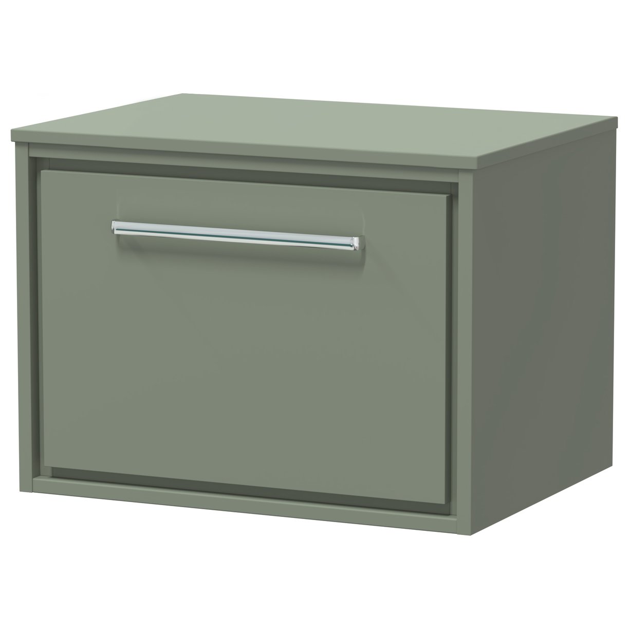 600 WH 1-Drawer Unit & Worktop - Fern Green