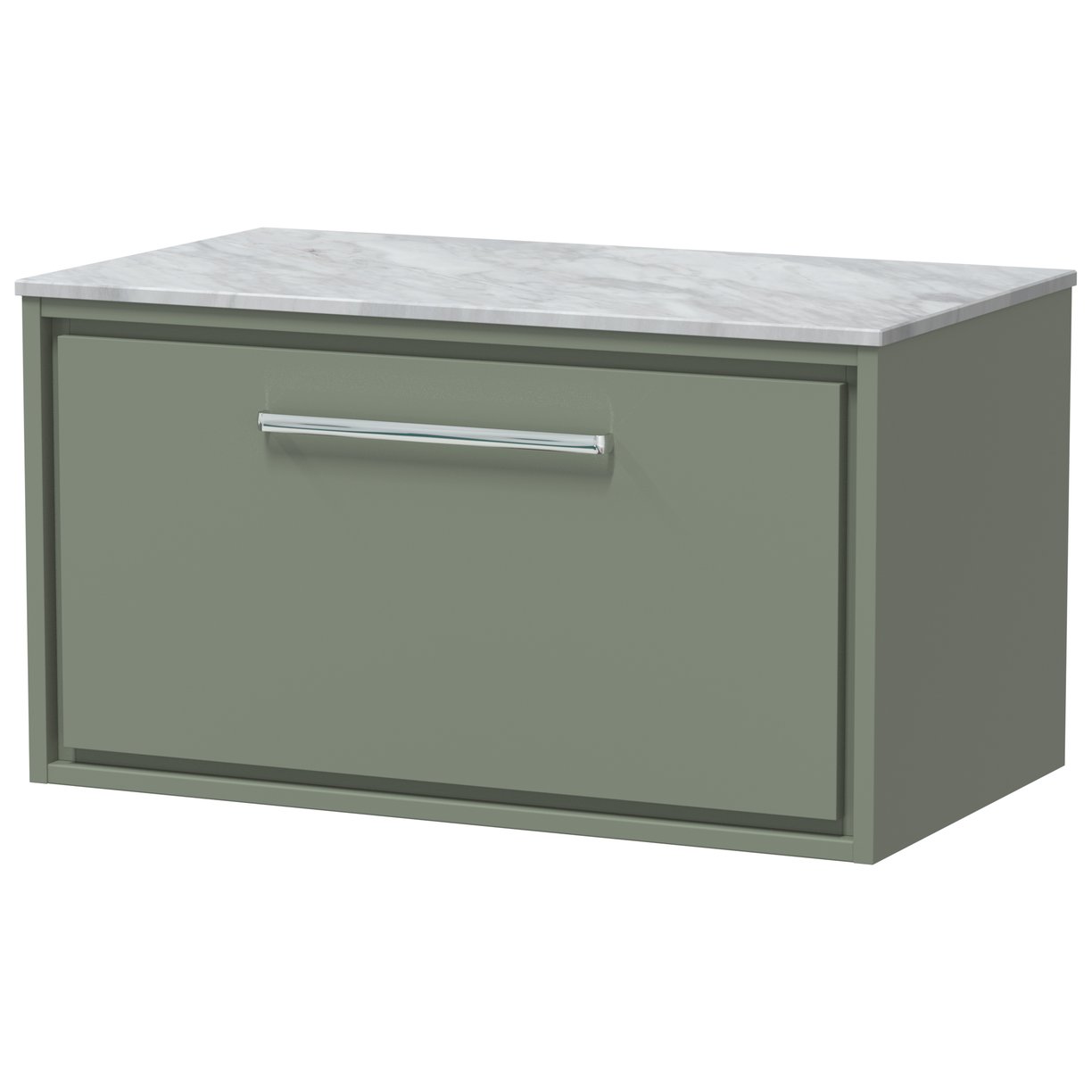 800 WH 1-Drawer Unit & Marble Top - Fern Green