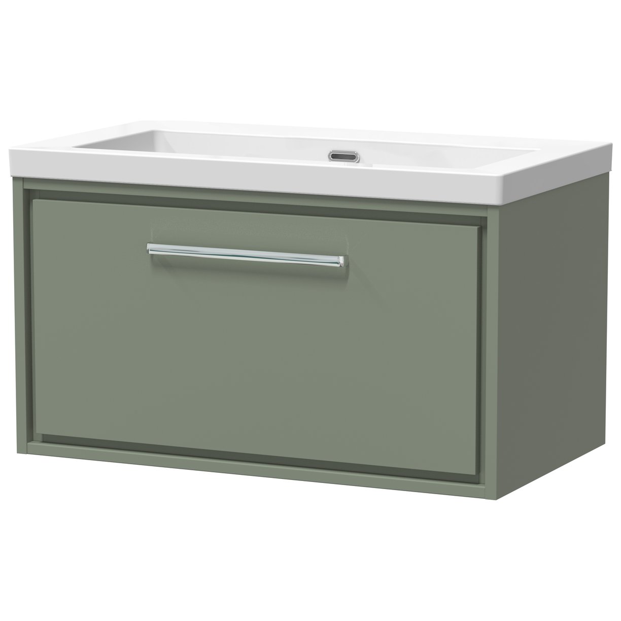 800 WH 1-Drawer Unit Contemp Basin 0TH - Fern Green