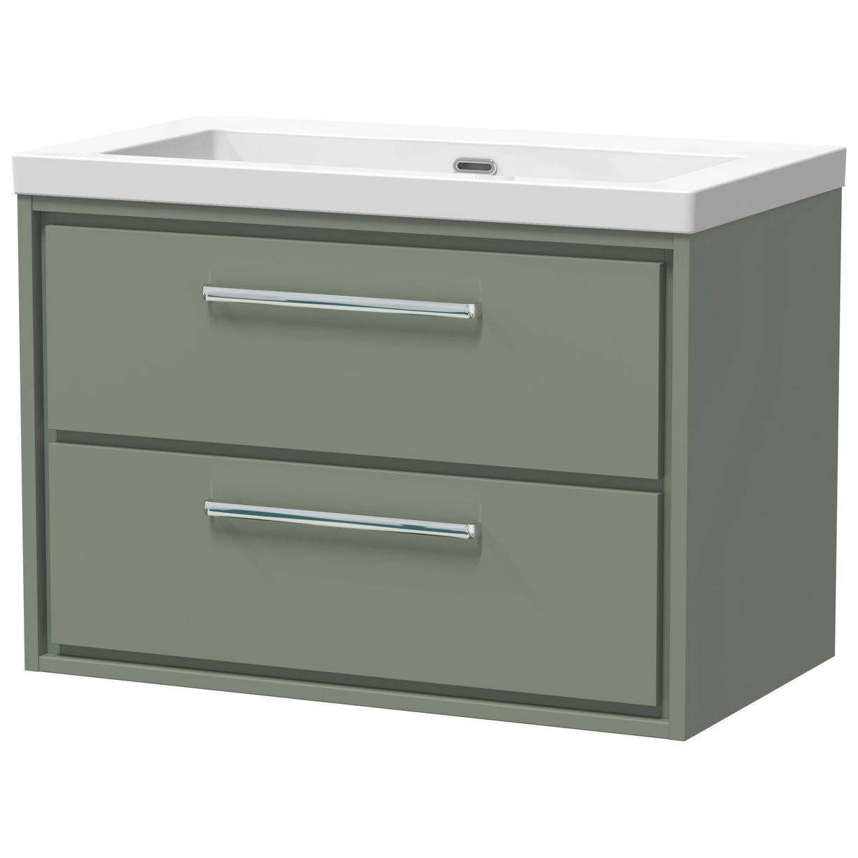 800 WH 2-Drawer Unit Contemp Basin 0TH - Fern Green