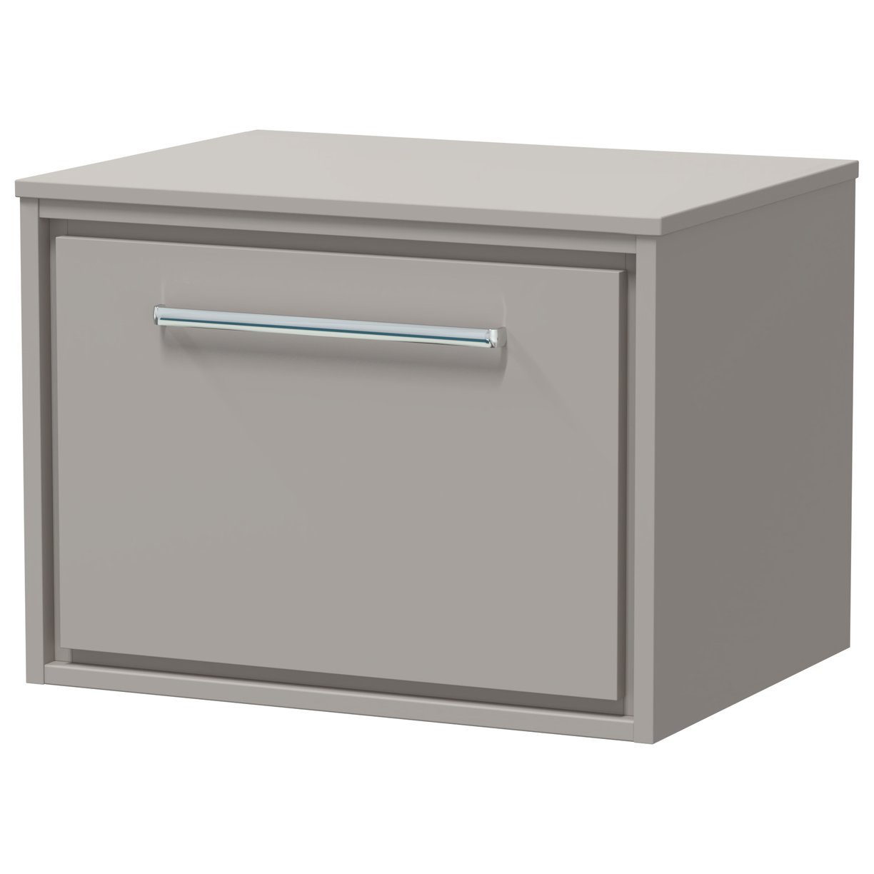 600 WH 1-Drawer Unit & Worktop - Pebble Grey