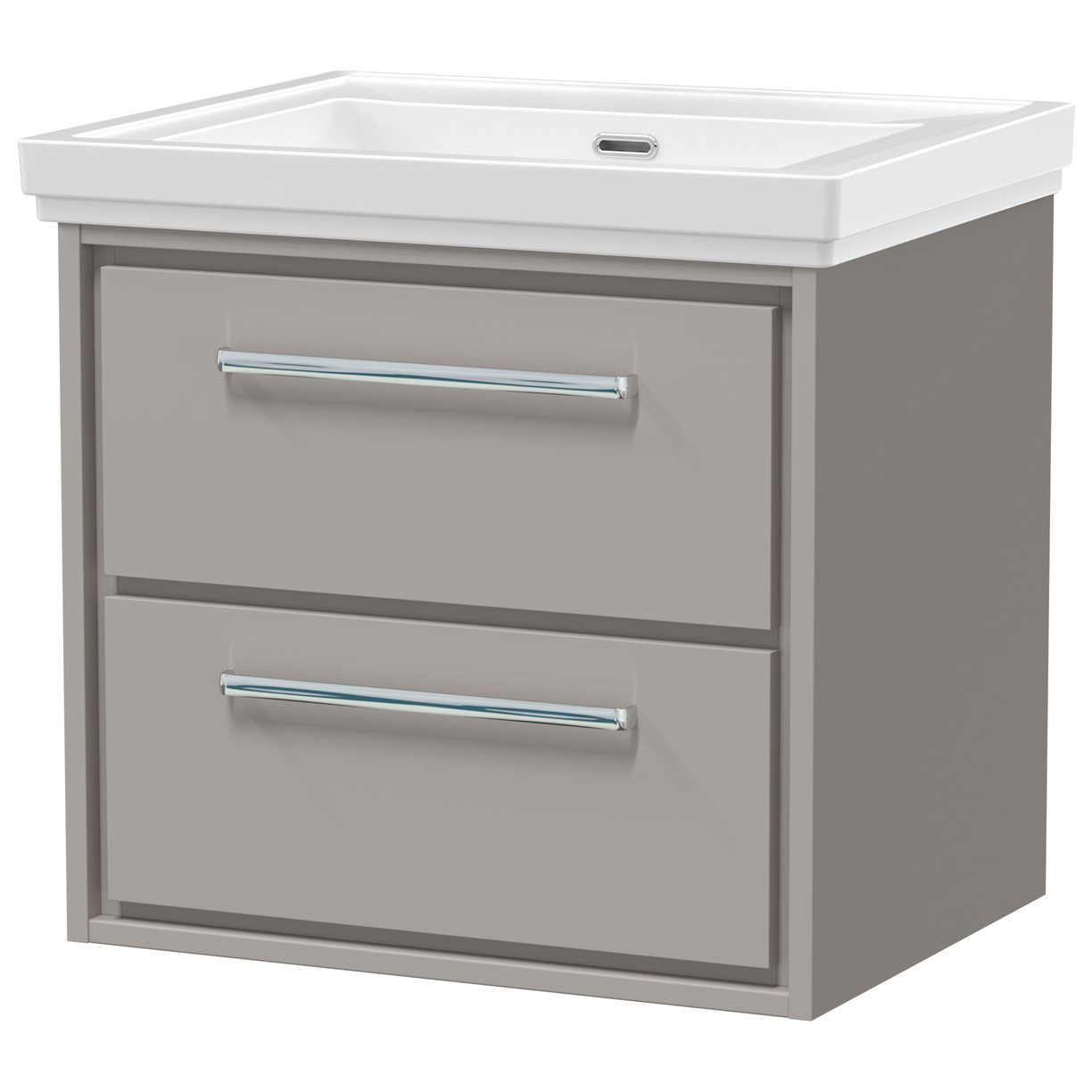 600 WH 2-Drawer Unit Classique Basin 0TH - Pebble Grey