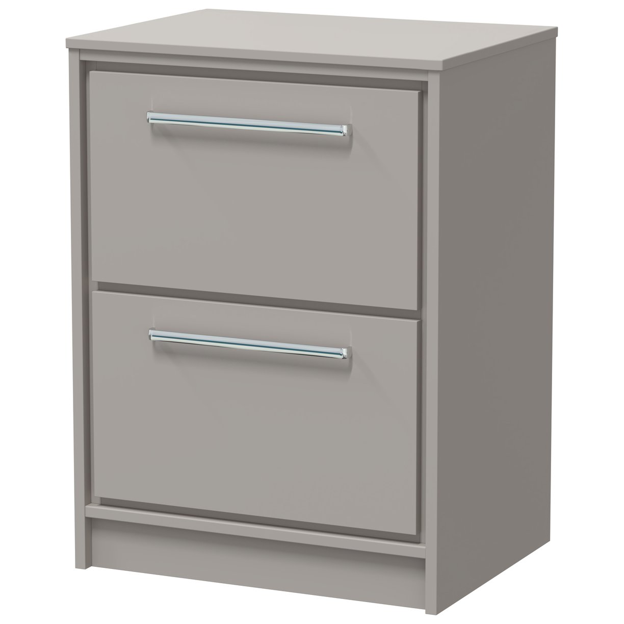 600 FS 2-Drawer Unit & Worktop - Pebble Grey