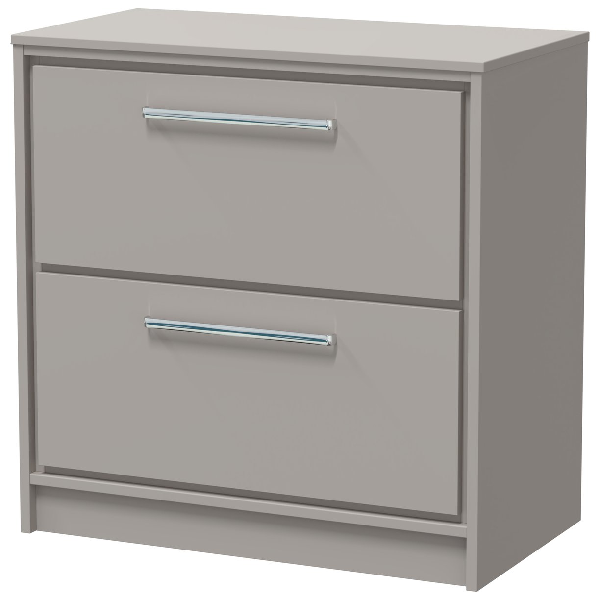 800 FS 2-Drawer Unit & Worktop - Pebble Grey