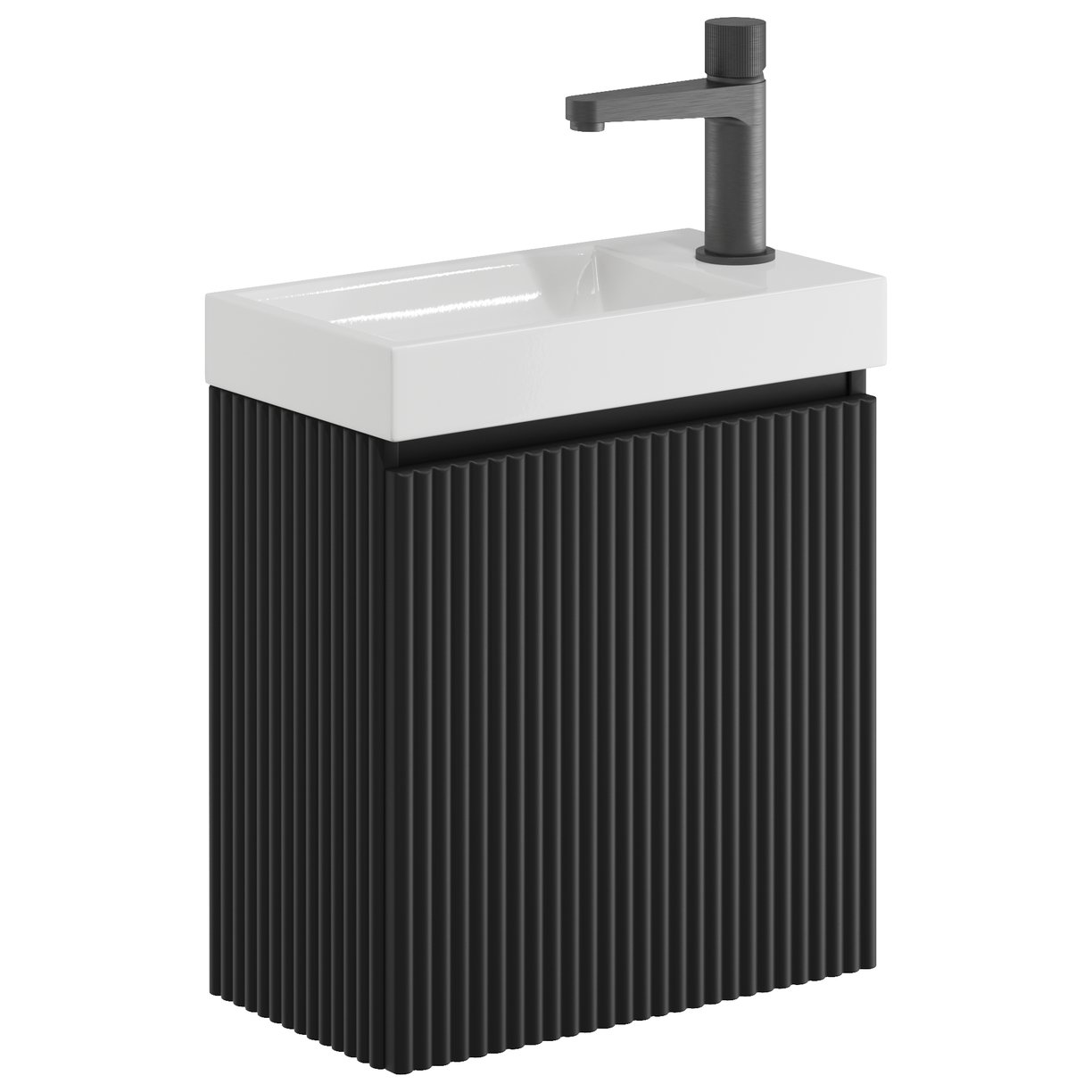 Linear Cloakroom Matt Back 394 x 217 x 400mm