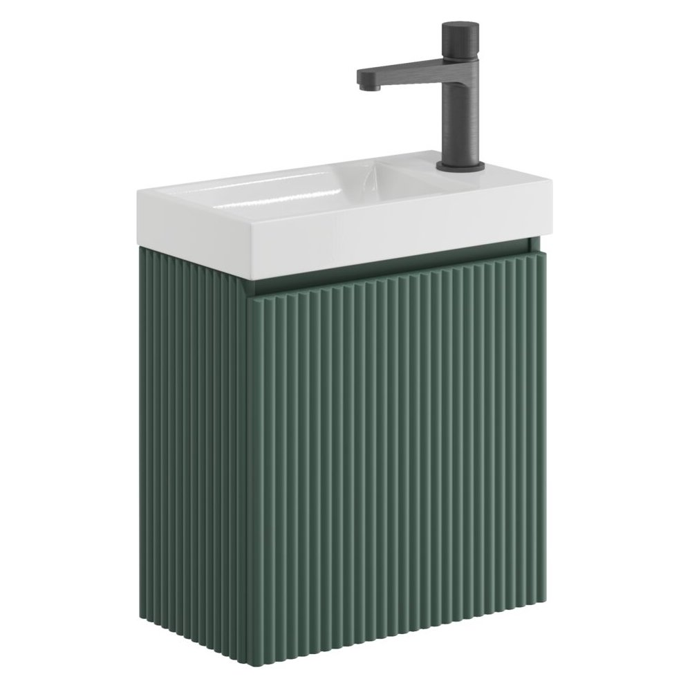 Linea 440 Hall Hung Cloakroom Vanity Unit & Basin