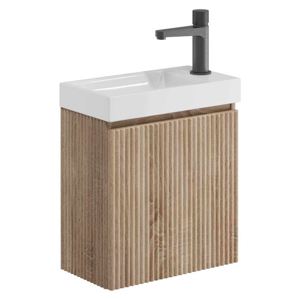 Linea 440 Hall Hung Cloakroom Vanity Unit & Basin