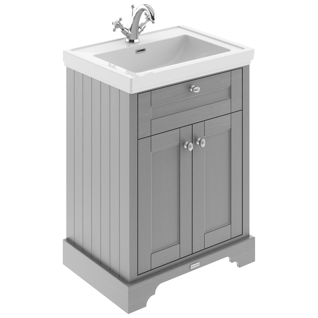 600 2-Door Unit & Classic Basin 1Th - Storm Grey
