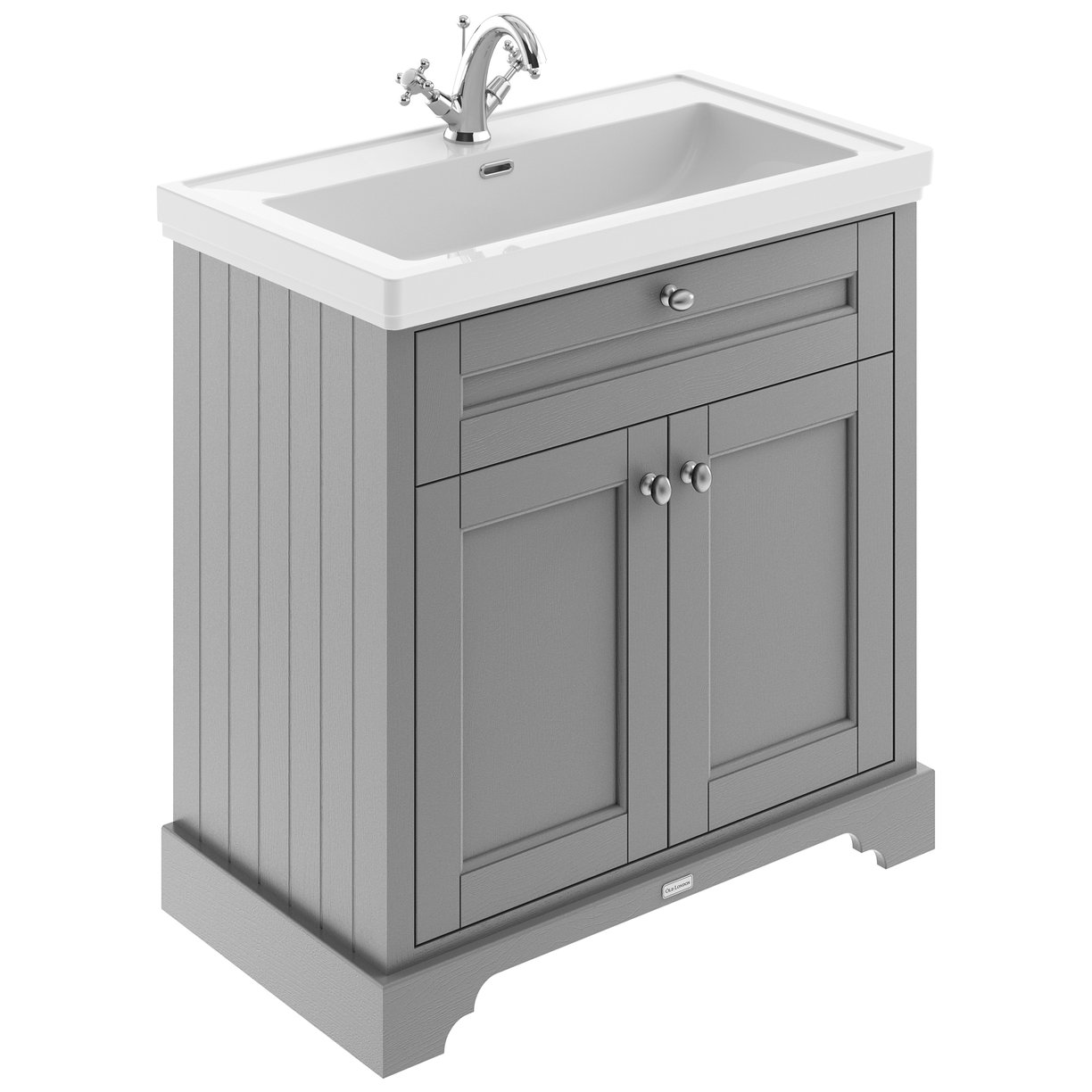800 2-Door Unit & Classic Basin 1Th - Storm Grey