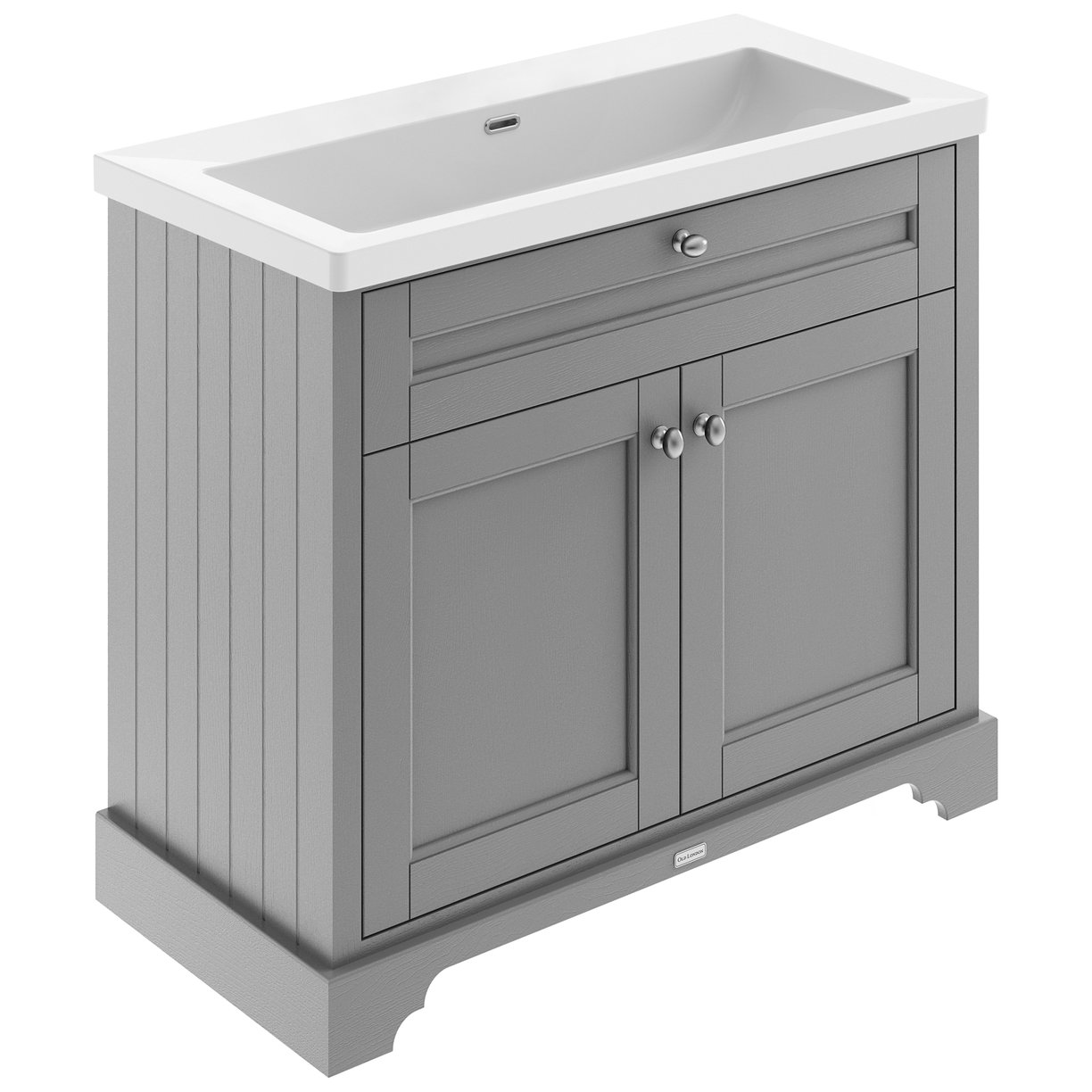 1000 2-Door Unit & Contemporary Basin 0TH - Storm Grey