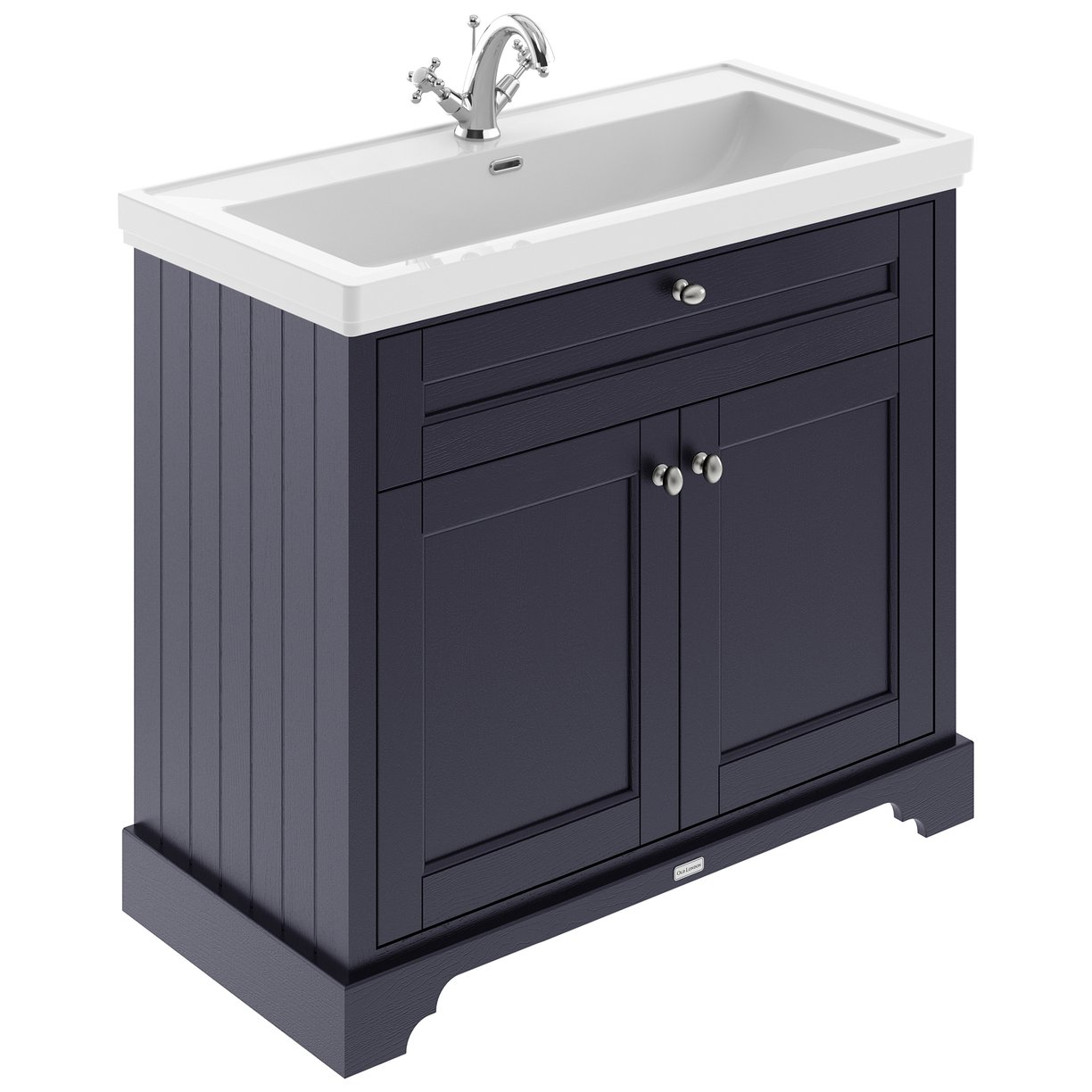 Classic Basin with Old London 2-Door Unit 1TH - Twilight Blue