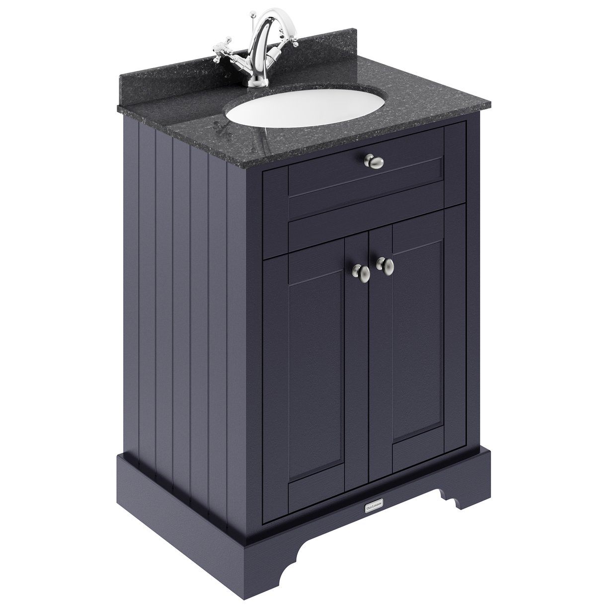 600mm Cabinet & Marble Top (1TH) - Twilight Blue