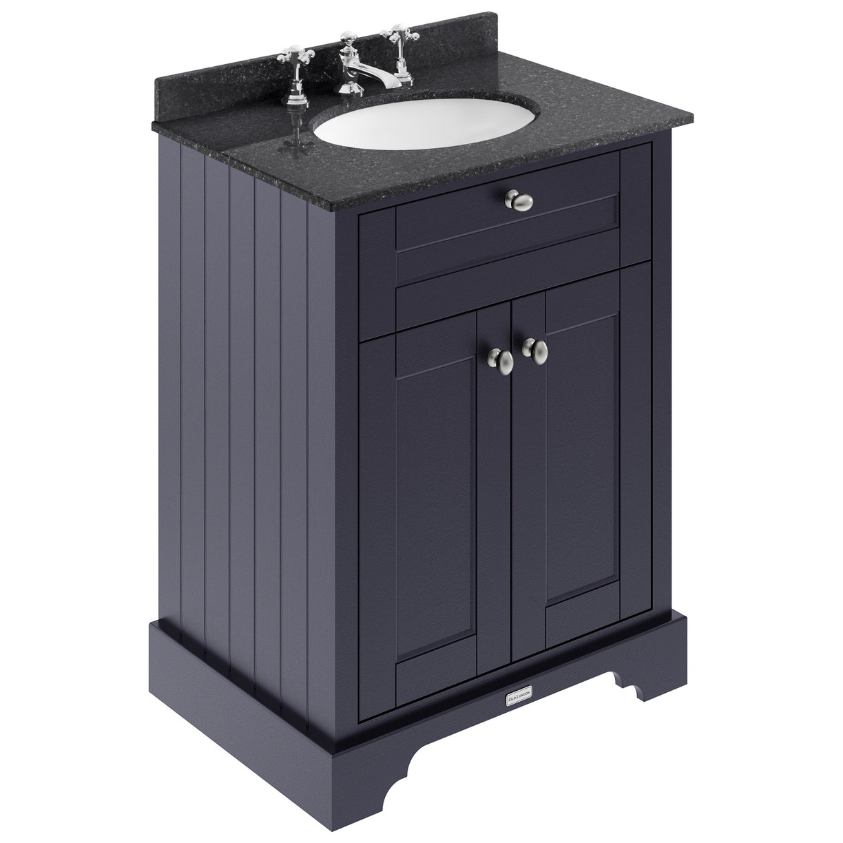600mm Cabinet & Marble Top (3TH) - Twilight Blue