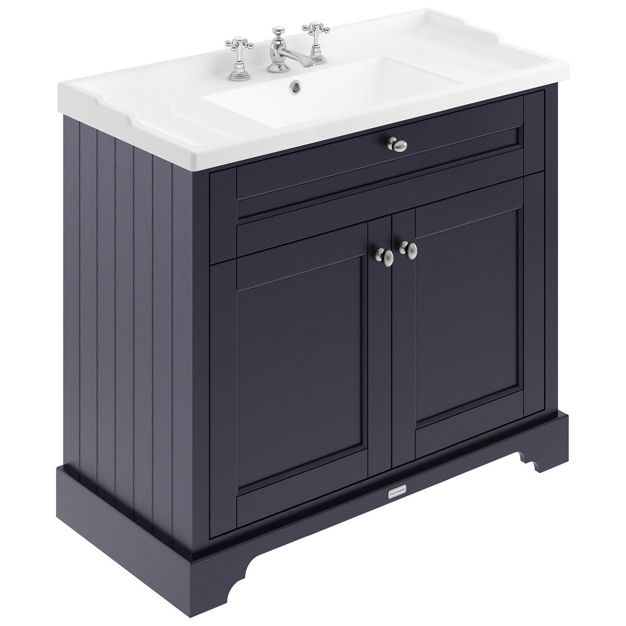 1000Mm Cabinet & Basin (3Th) - Twilight Blue