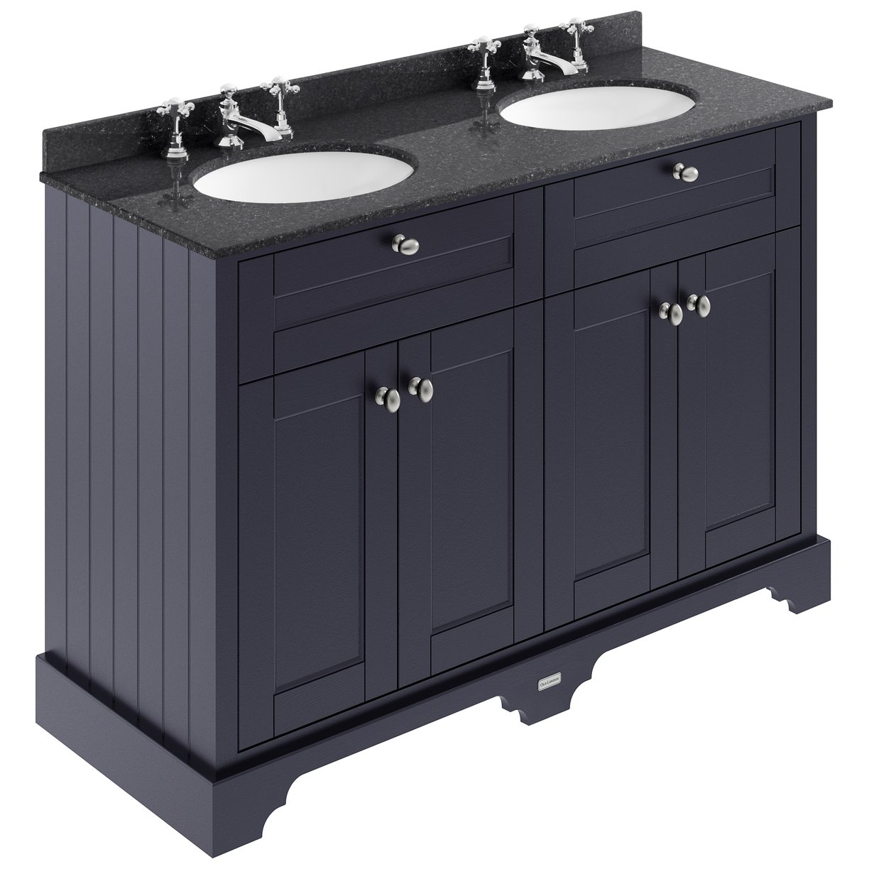 1200mm Cabinet & Double Marble Top (3TH) - Twilight Blue