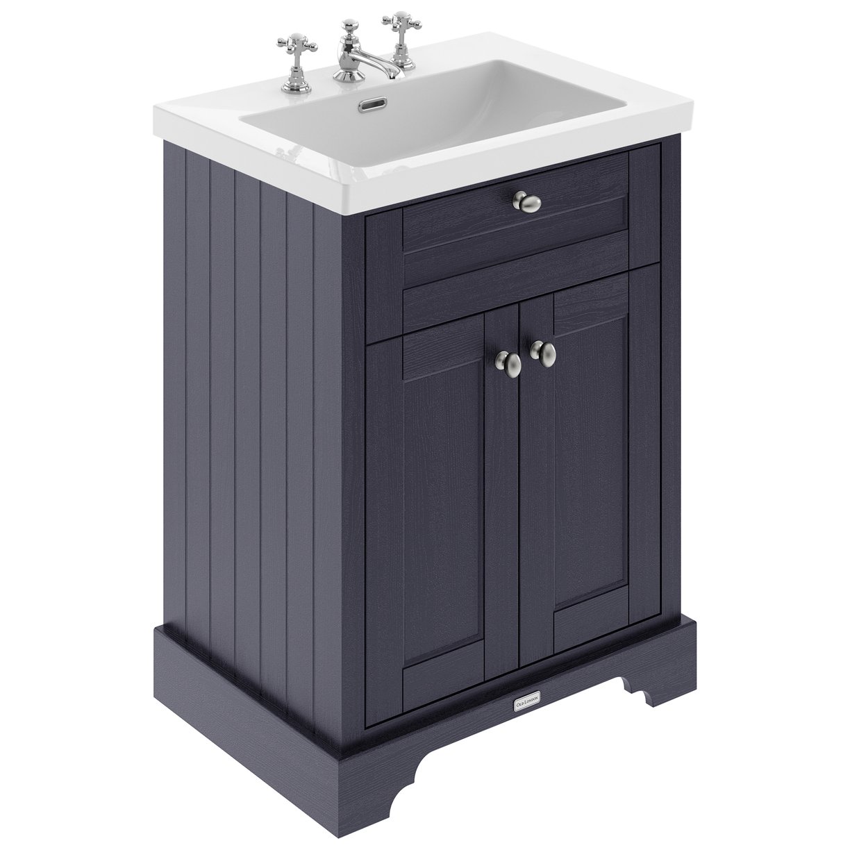 600 2-Door Unit & Contemporary Basin 3TH - Twilight Blue