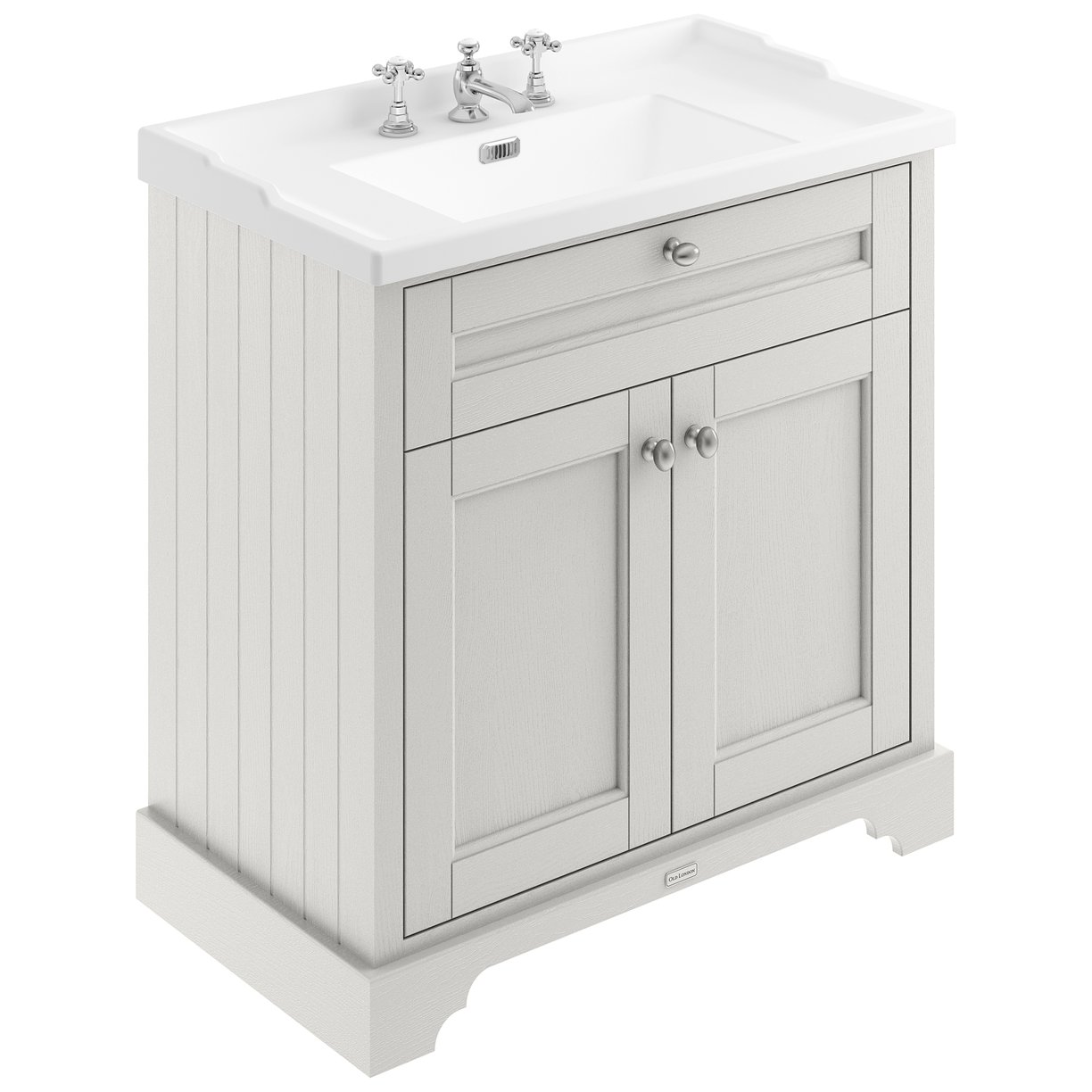 800Mm Cabinet & Basin (3Th) - Timeless Sand
