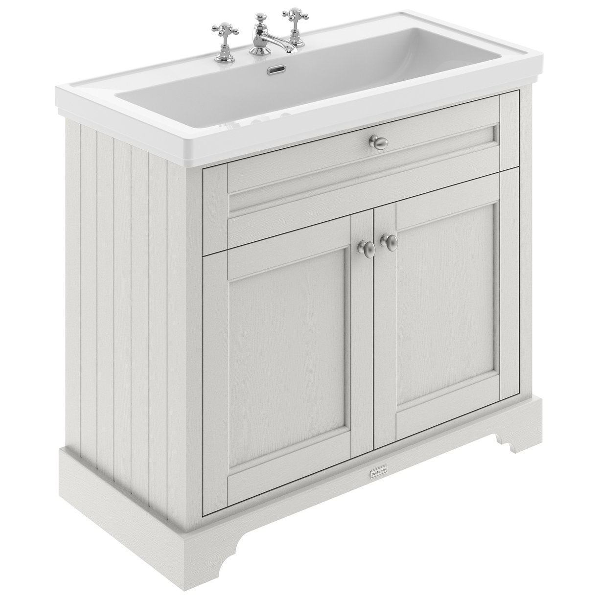Classic Basin with Old London 2-Door Unit 3TH - Timeless Sand