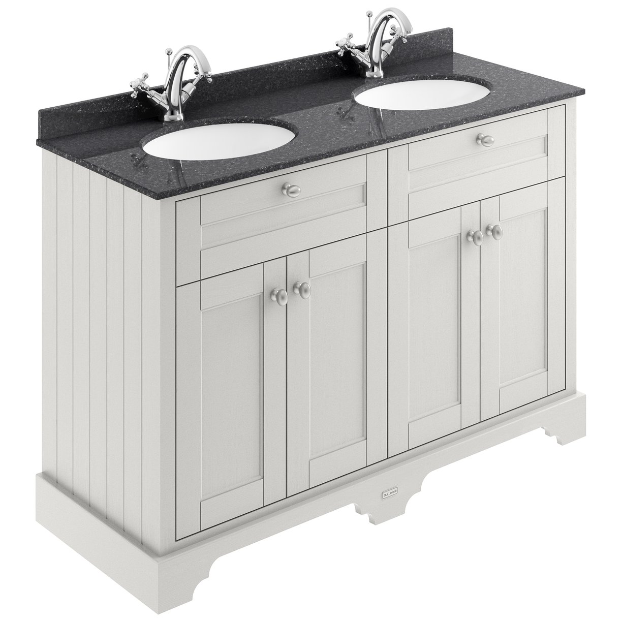 1200mm Cabinet & Double Marble Top (1TH) - Timeless Sand