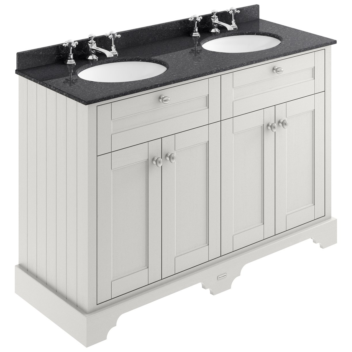 1200mm Cabinet & Double Marble Top (3TH) - Timeless Sand