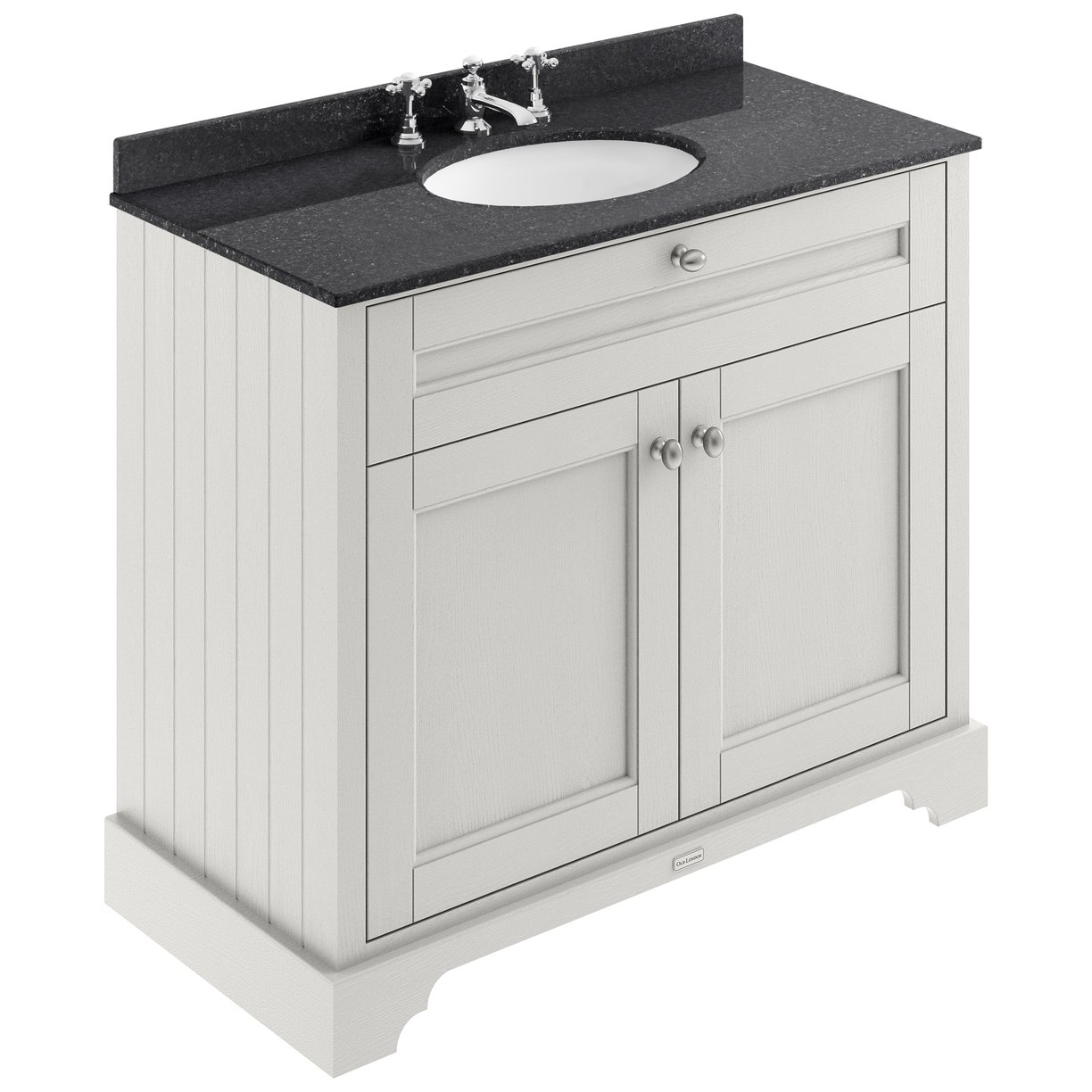 1000mm Cabinet & Marble Top (3TH) - Timeless Sand