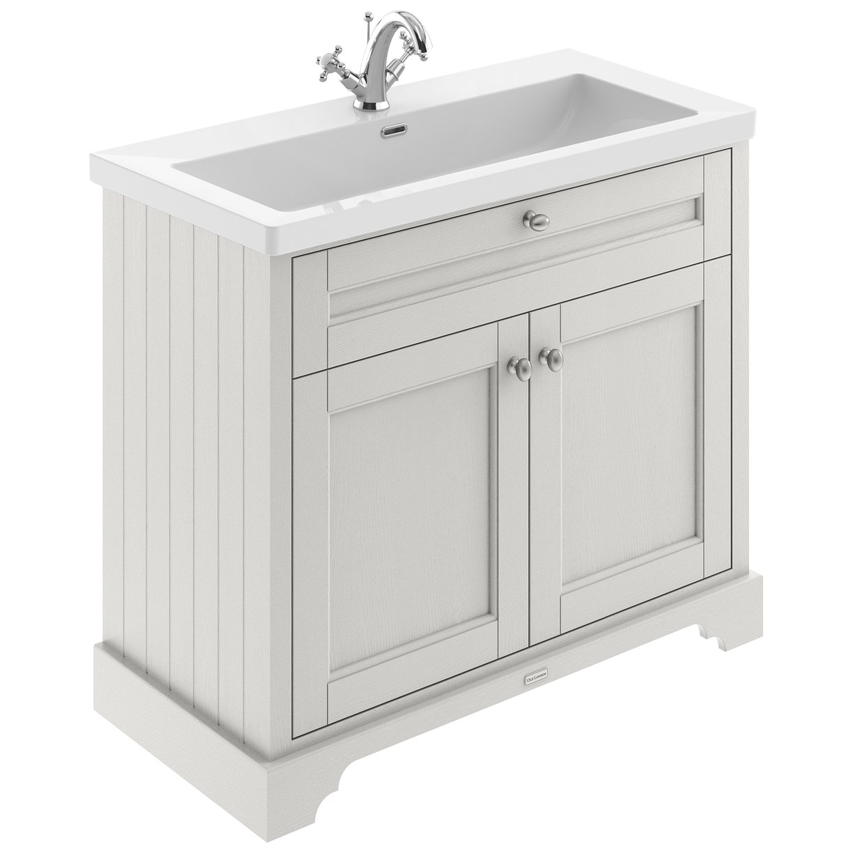 1000 2-Door Unit & Contemporary Basin 1T - Timeless Sand