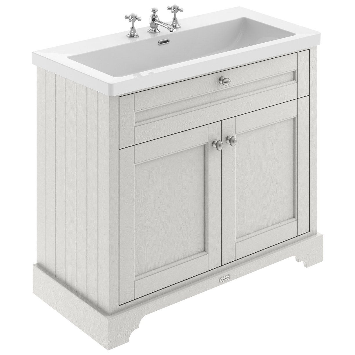1000 2-Door Unit & Contemporary Basin 3T - Timeless Sand