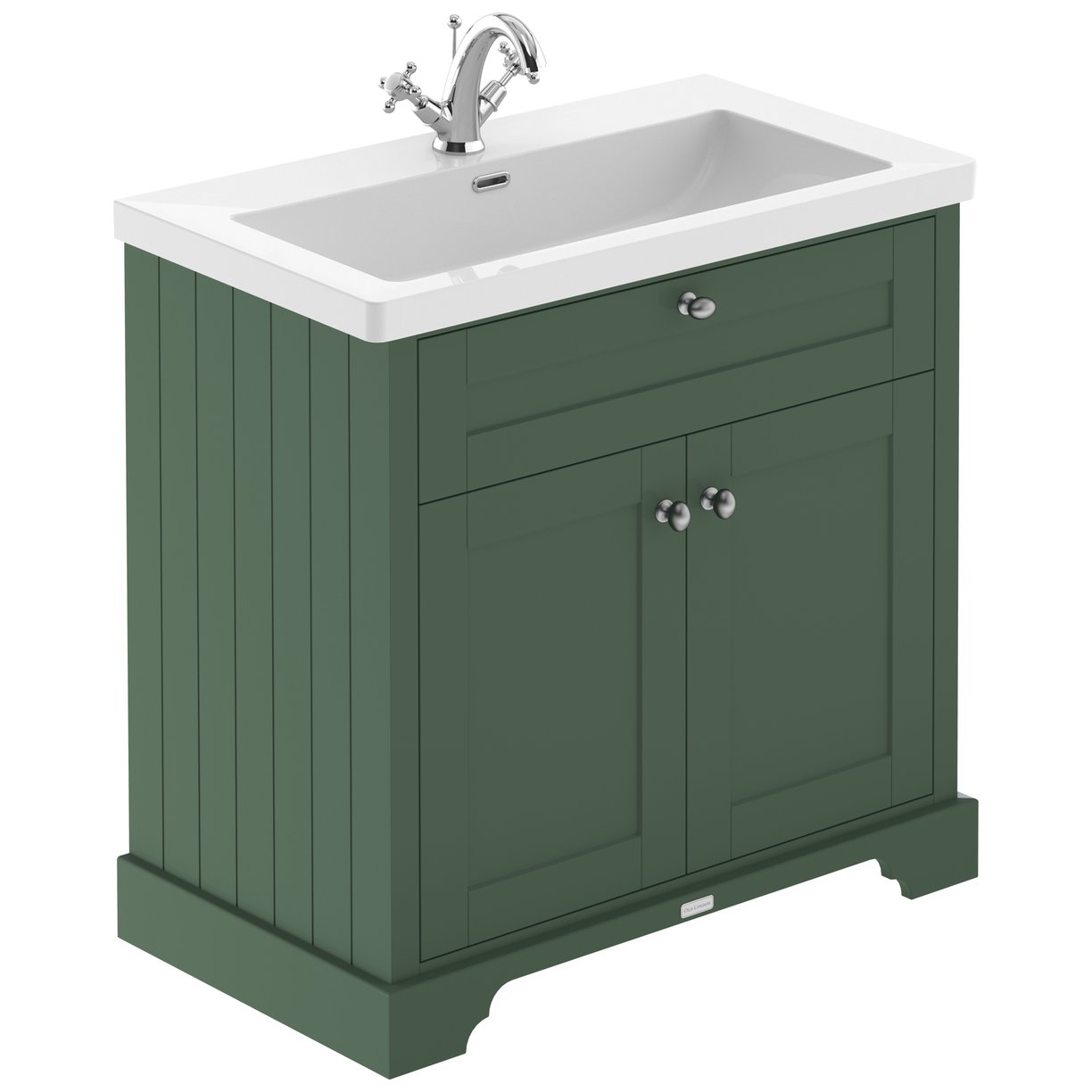 800 2-Door Unit & Contemporary Basin 1TH - Hunter Green