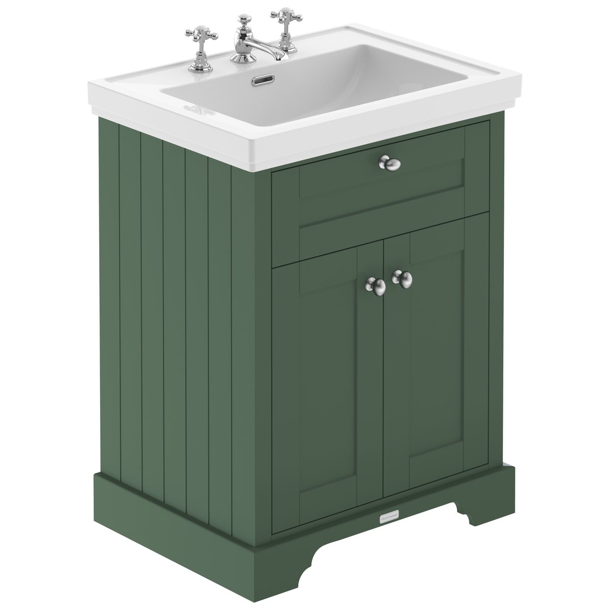 600 2-Door Unit & Classic Basin 3Th - Hunter Green