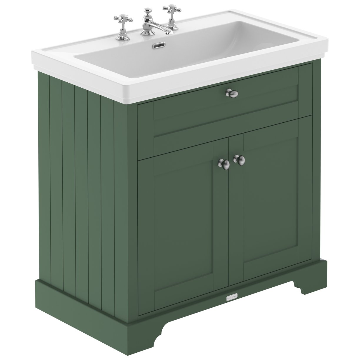 800 2-Door Unit & Classic Basin 3Th - Hunter Green