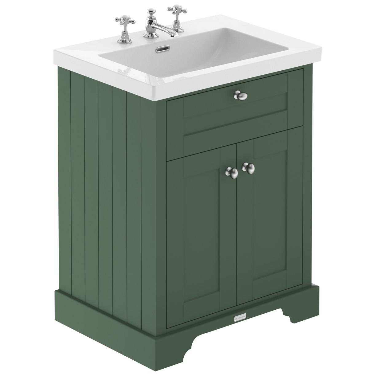 600 2-Door Unit & Contemporary Basin 3TH - Hunter Green