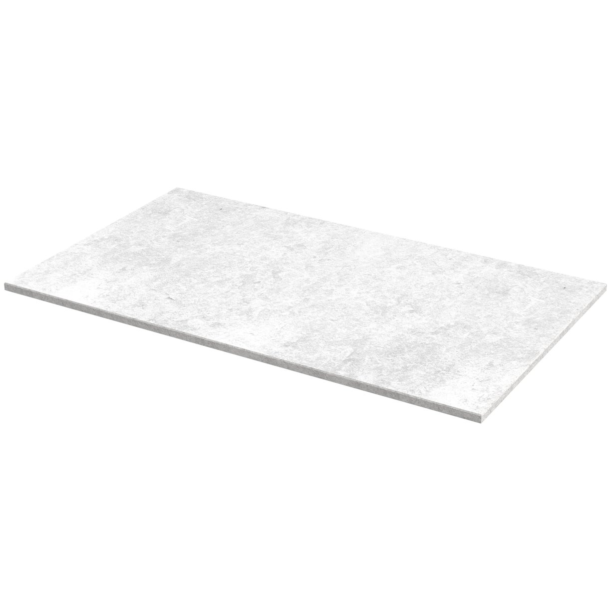 800x460mm Marble Worktop - White