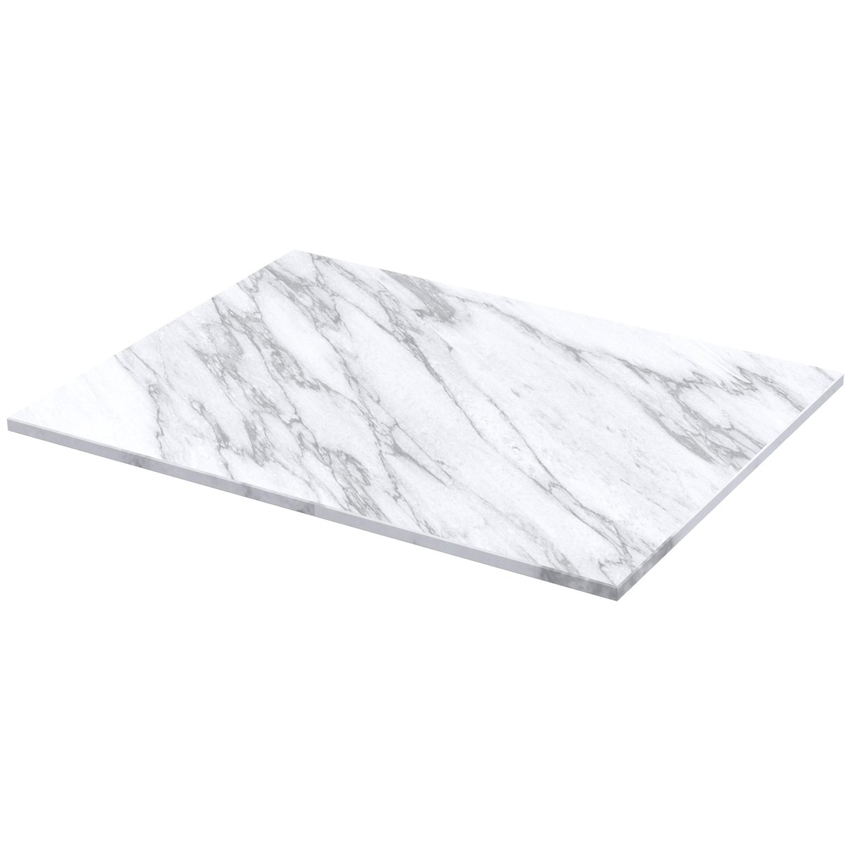 600x460mm Marble Worktop - Carrera Marble