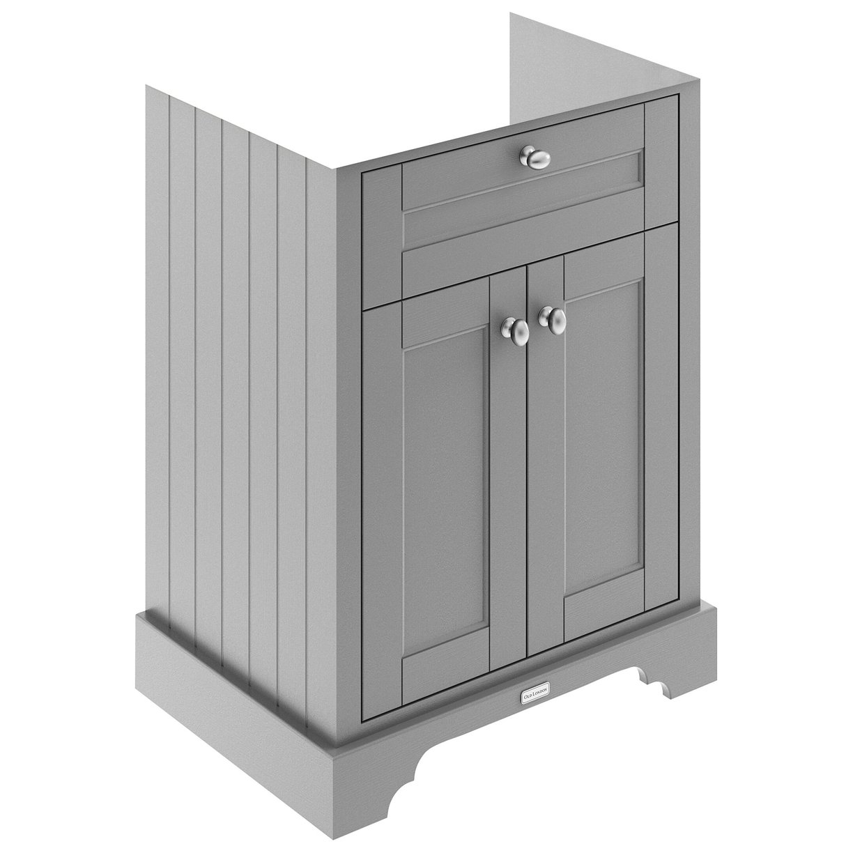 600 2-Door Basin Unit - Storm Grey