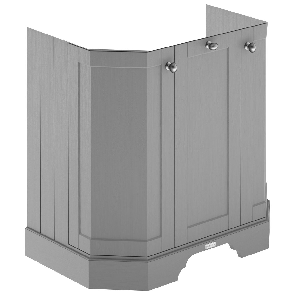 750 3-Door Angled Basin Unit - Storm Grey