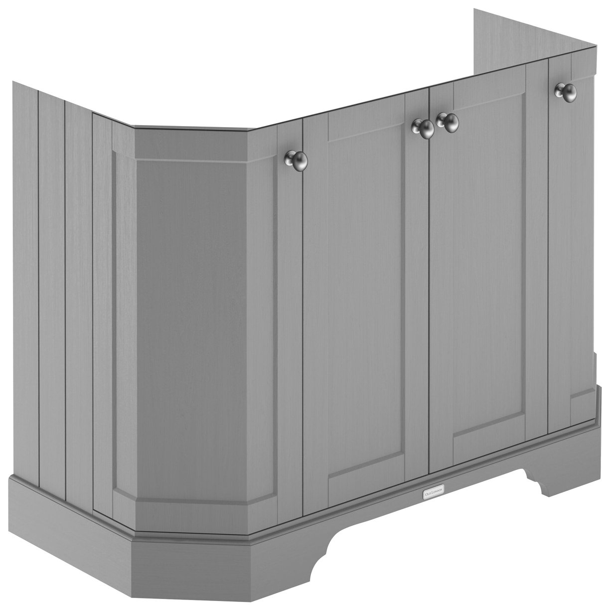 1000 4-Door Angled Basin Unit - Storm Grey