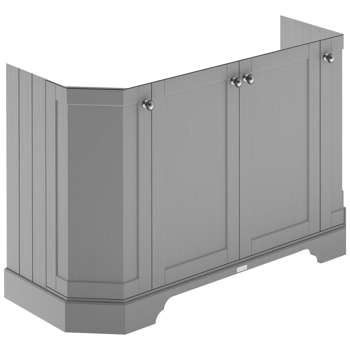 1200 4-Door Angled Basin Unit - Storm Grey