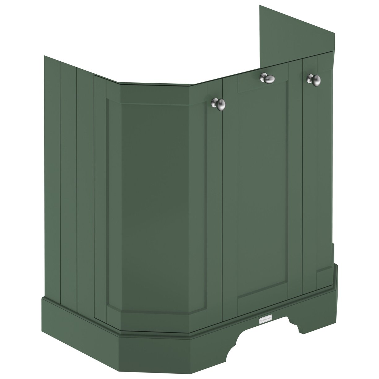 750 3-Door Angled Basin Unit - Hunter Green