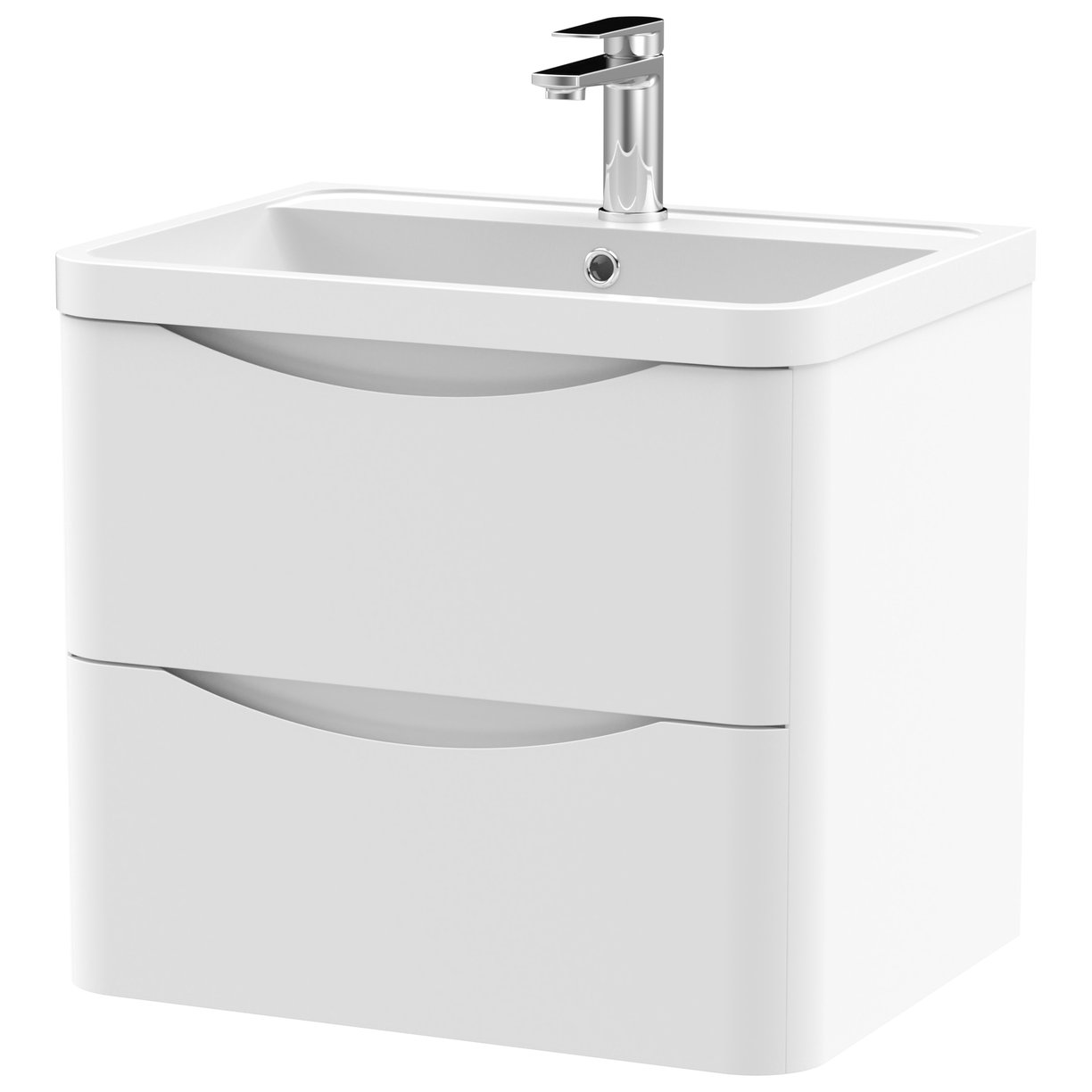 600 W/H 2-Drawer Unit & Polymarble Basin