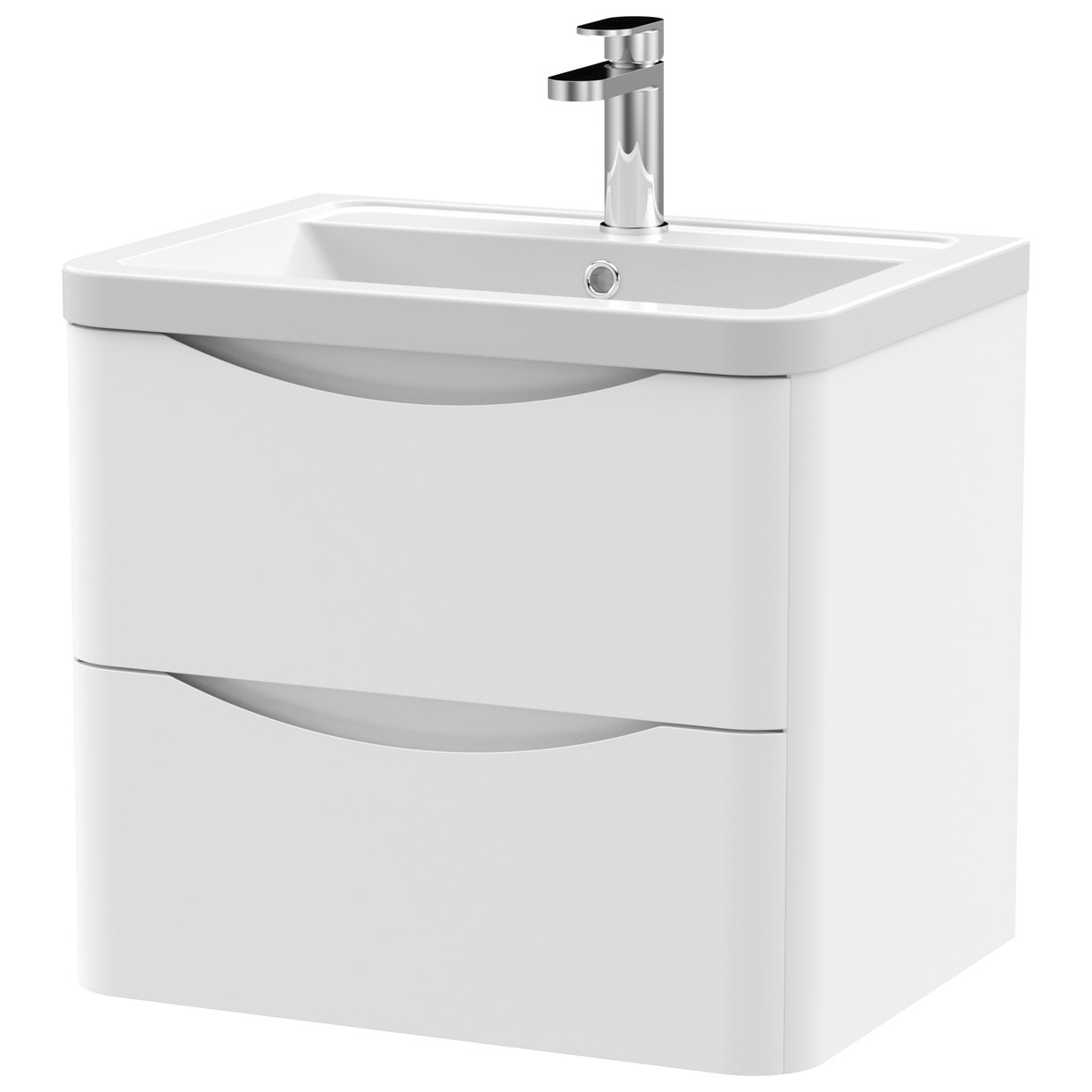 600 W/H 2-Drawer Unit & Ceramic Basin