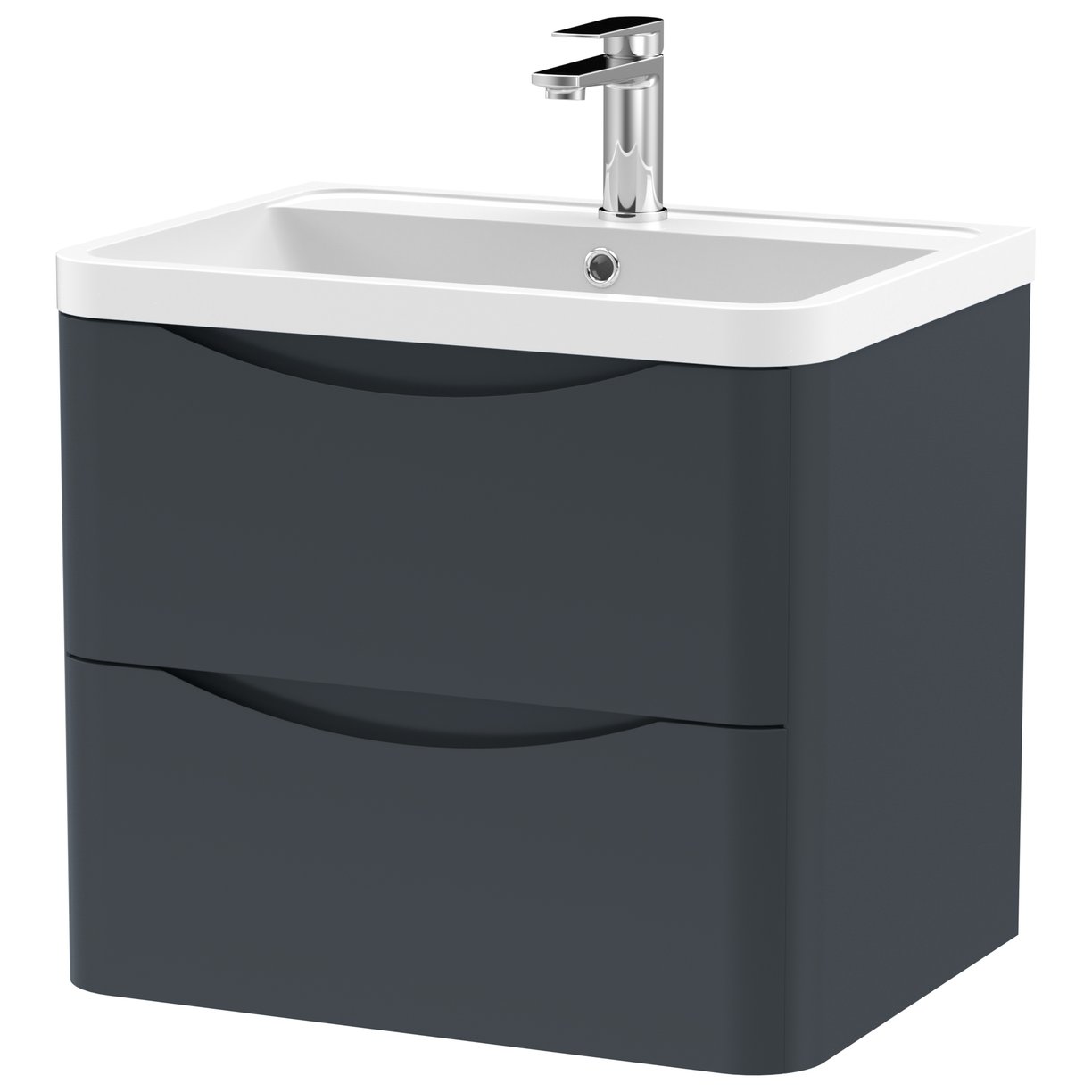600 W/H 2-Drawer Unit & Polymarble Basin