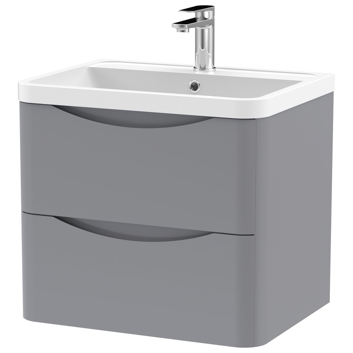 600 W/H 2-Drawer Unit & Polymarble Basin