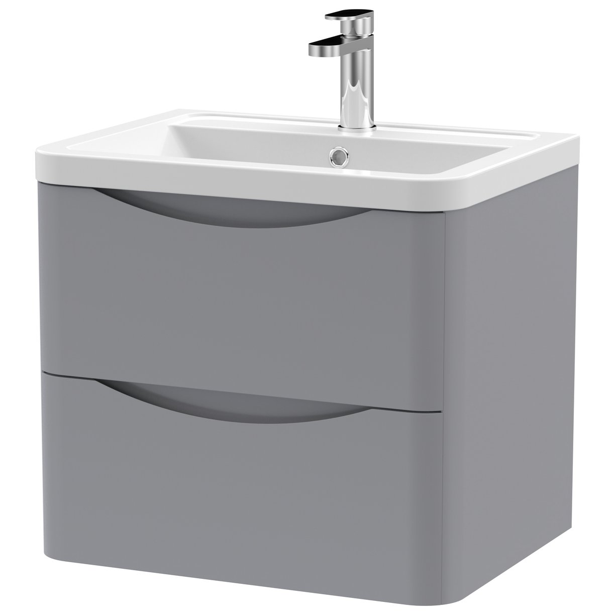 600 W/H 2-Drawer Unit & Ceramic Basin