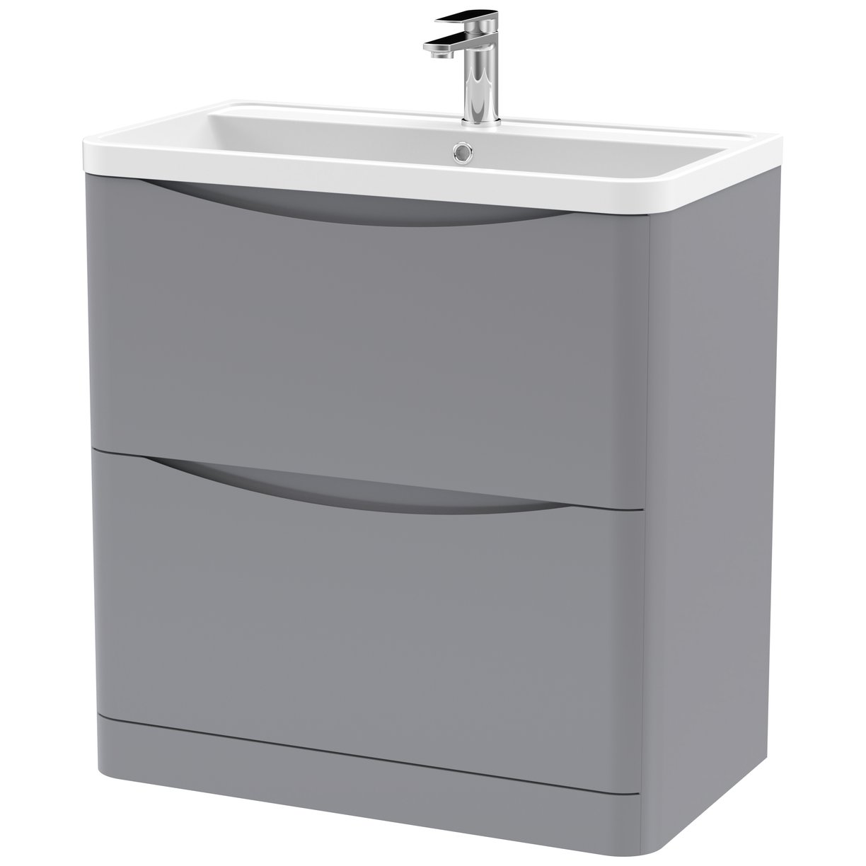 800 F/S 2-Drawer Unit & Polymarble Basin
