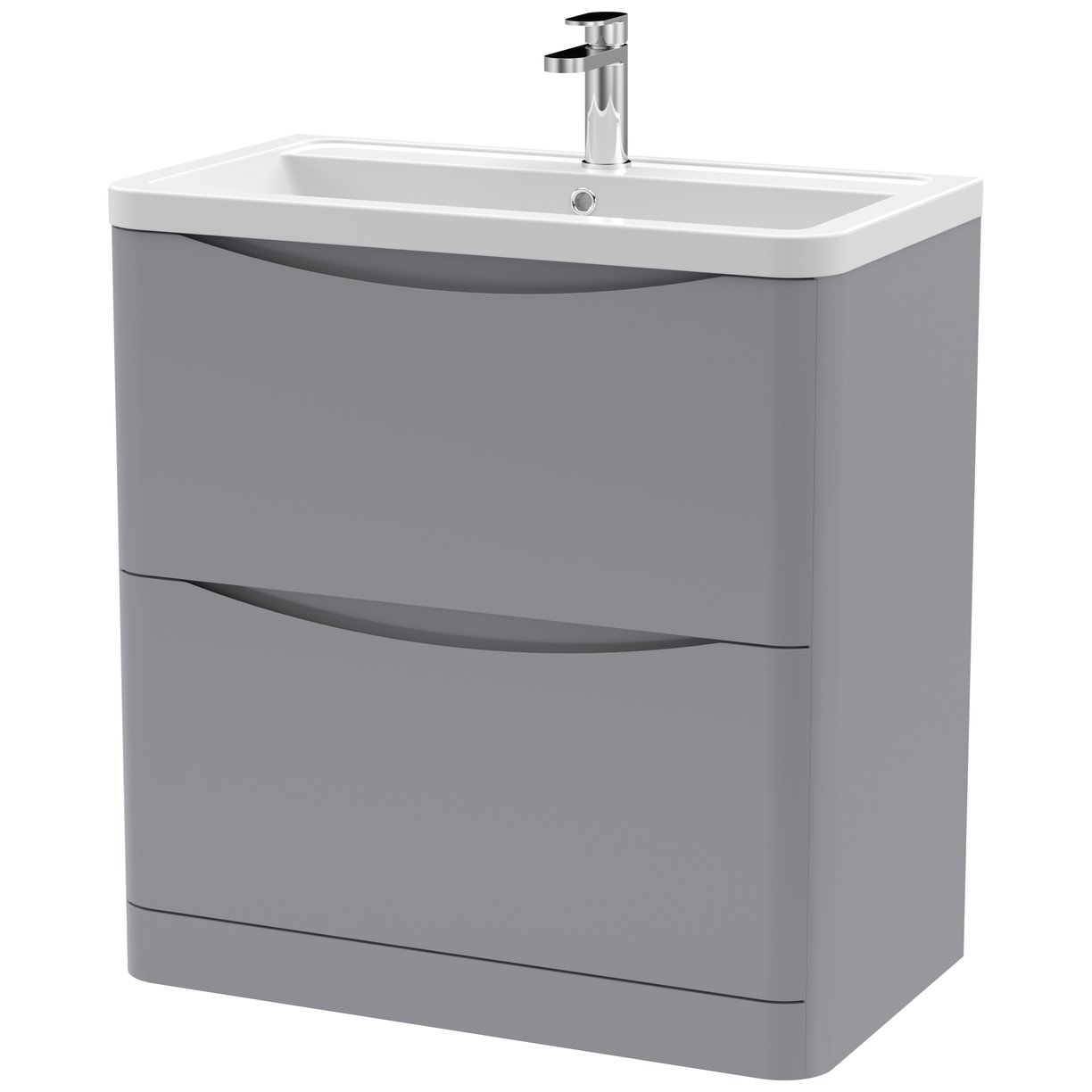 800 F/S 2-Drawer Unit & Ceramic Basin